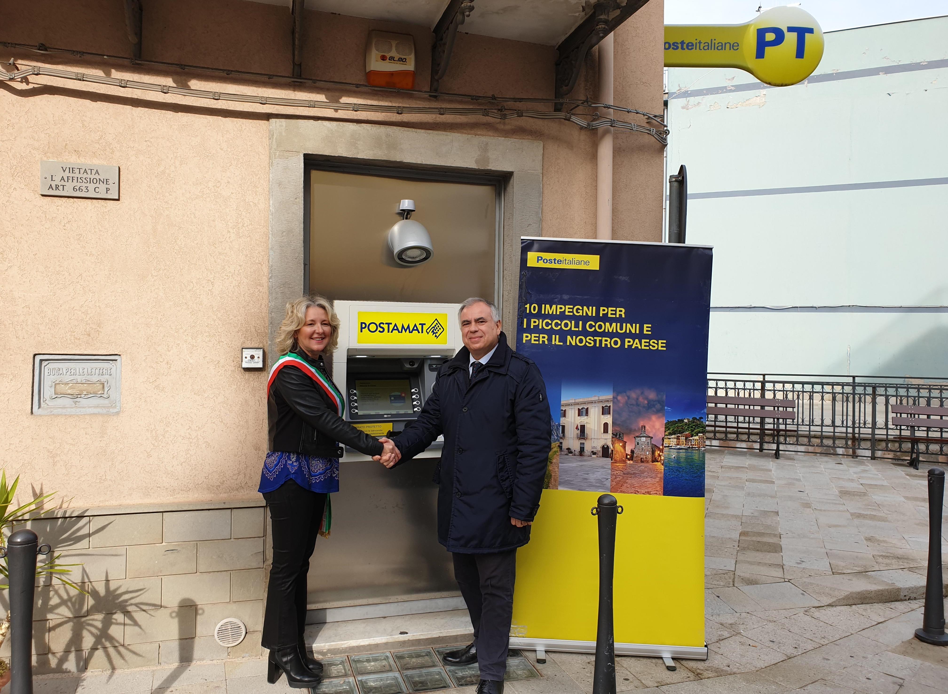 Raccuja Inaugurato Nuovo Atm Postamat Nebrodi News