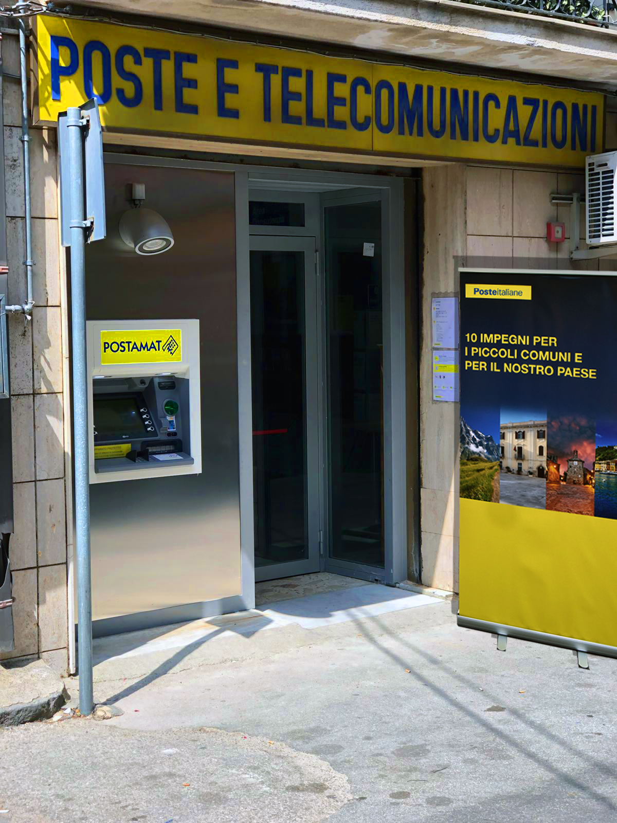 Capizzi Installato Primo Sportello Automatico ATM Postamat Nebrodi News